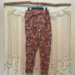 Y2K Boutique Chic Old Money Dressy Casual Pants W/ Belt Sz L